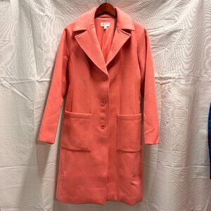 Candace Cameron Bure Regular Button-Front Tailored Coat Blossom Size XXS